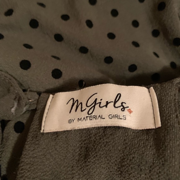 Hunter green and black polka dot romper sz… - Picture 7 of 7